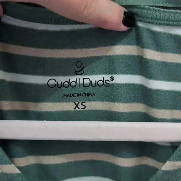 Cuddl Duds Flexwear Open-Front Cardigan and Tank Set - Picture 3 of 9